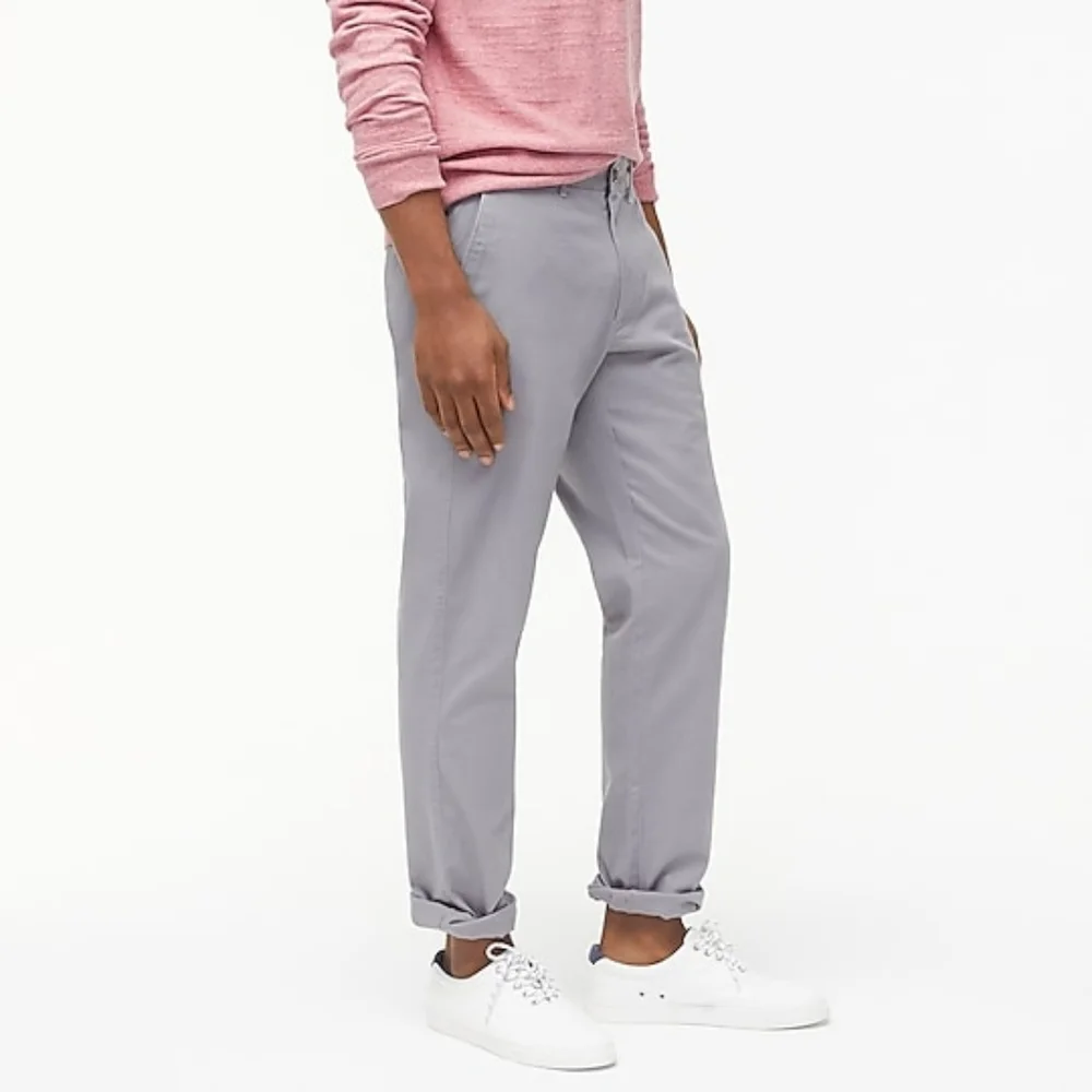 J. Crew Straight-fit flex khaki pant
